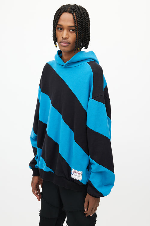 Marni Blue 
Black Striped Hoodie