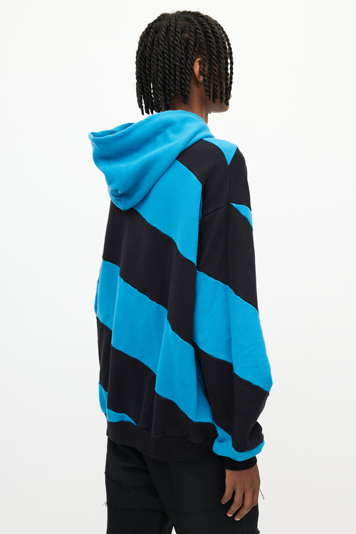 Marni Blue 
Black Striped Hoodie