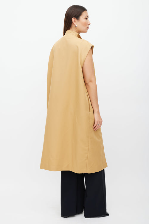 Marni Beige Modular Sleeveless Trench Coat