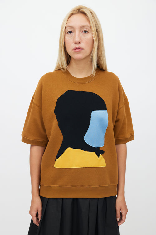 Marni Brown 
Multicolour Etka Sweatshirt