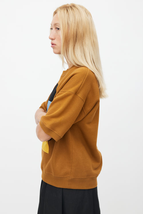 Marni Brown 
Multicolour Etka Sweatshirt