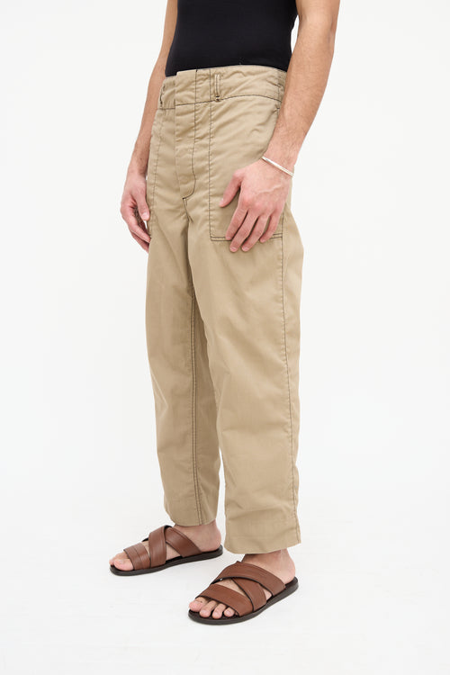 Marni Brown Straight Leg Pant