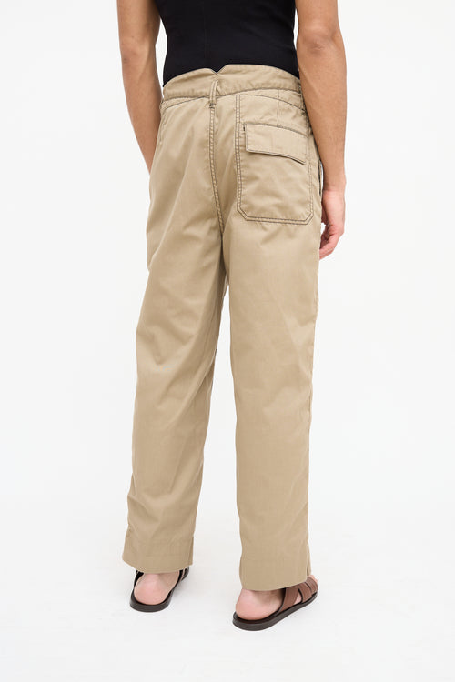 Marni Brown Straight Leg Pant