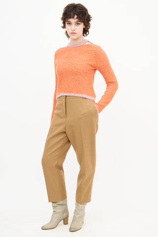 Marni Creased Wide Leg Trousers