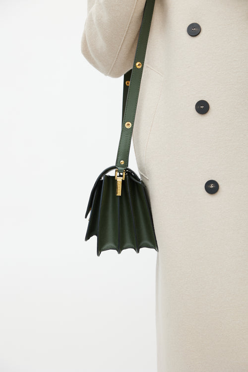 Marni Green Trunk Leather Bag