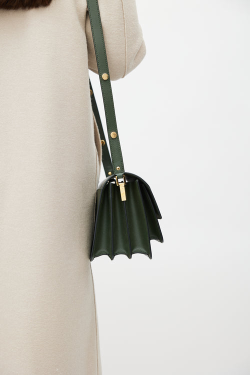 Marni Green Trunk Leather Bag