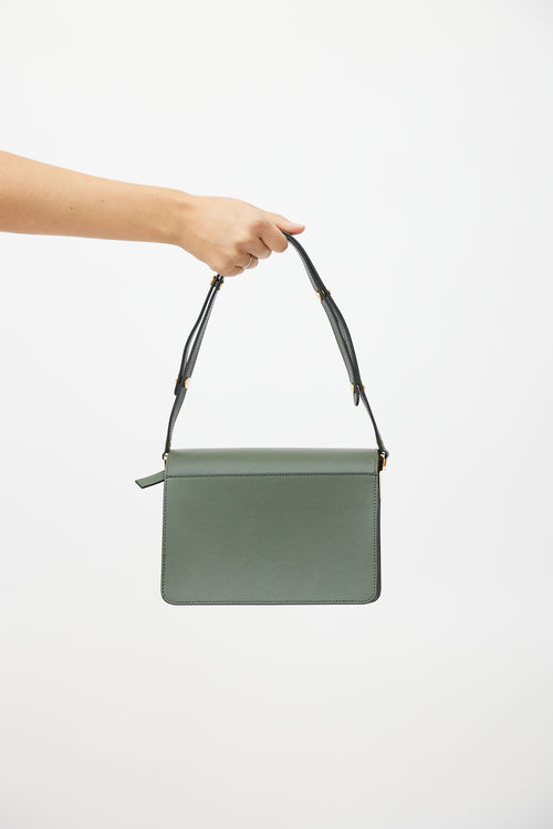 Marni Green Trunk Leather Bag