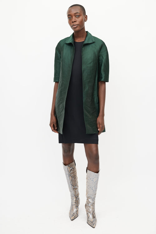 Marni Green Metallic Jacket