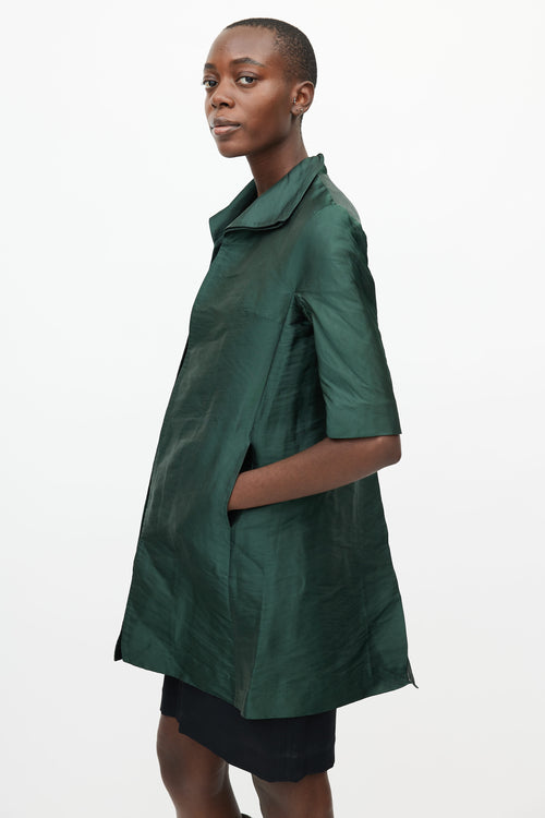 Marni Green Metallic Jacket