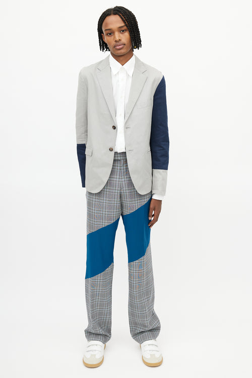 Marni Grey 
Navy Colourblock Blazer