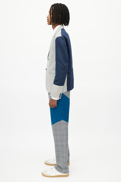 Marni Grey 
Navy Colourblock Blazer