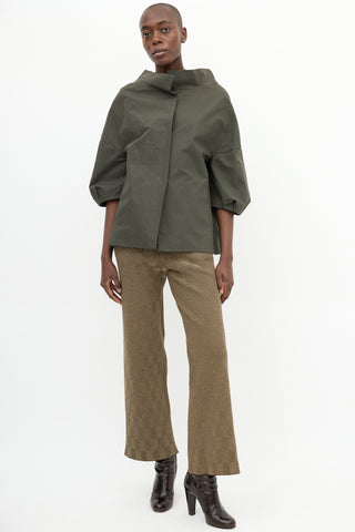 Marni Grey Snap Buttoned Jacket