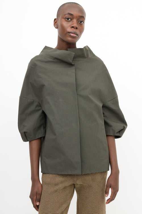 Marni Grey Snap Buttoned Jacket