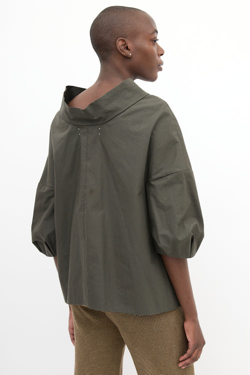 Marni Grey Snap Buttoned Jacket