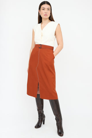 Marni Belted Pencil Skirt