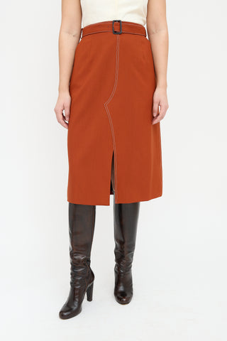 Marni Belted Pencil Skirt