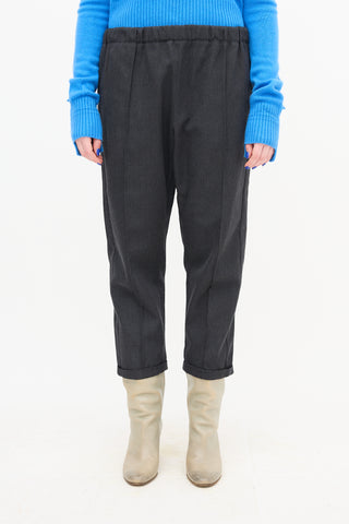 Marni Pin Tuck Drawstring Trousers