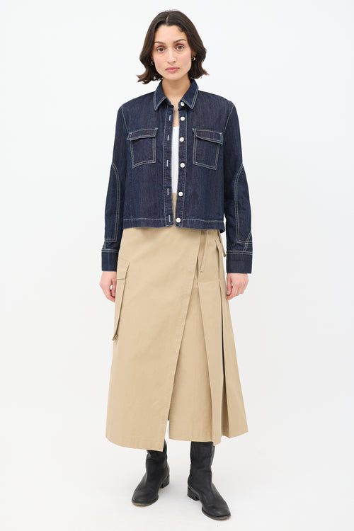 Marni Raw Denim Two Pocket Jacket