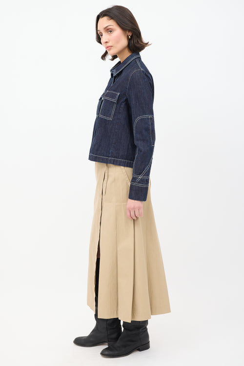 Marni Raw Denim Two Pocket Jacket