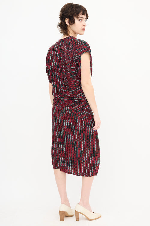 Marni Silk Polka Dot Dress