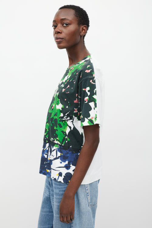 Marni White 
Multi Printed T-Shirt