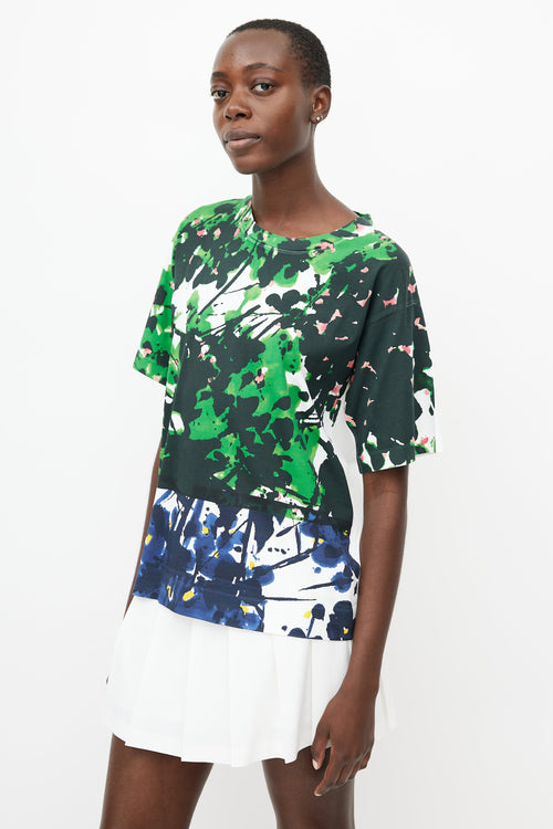 Marni White 
Multicolour Print T-Shirt