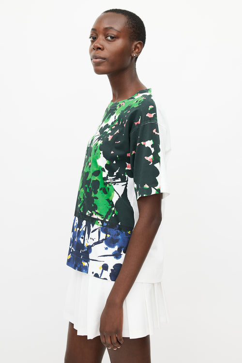 Marni White 
Multicolour Print T-Shirt