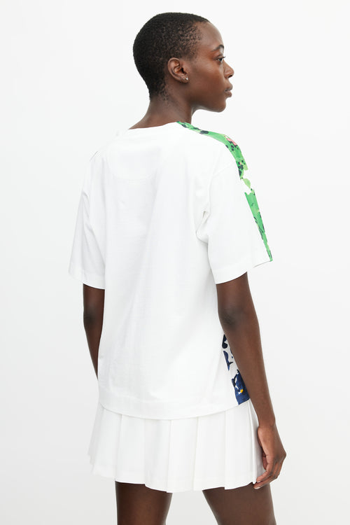 Marni White 
Multicolour Print T-Shirt