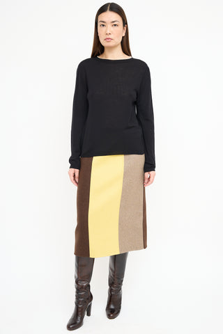 Marni Winter 2011 Black Round Neck Sweater