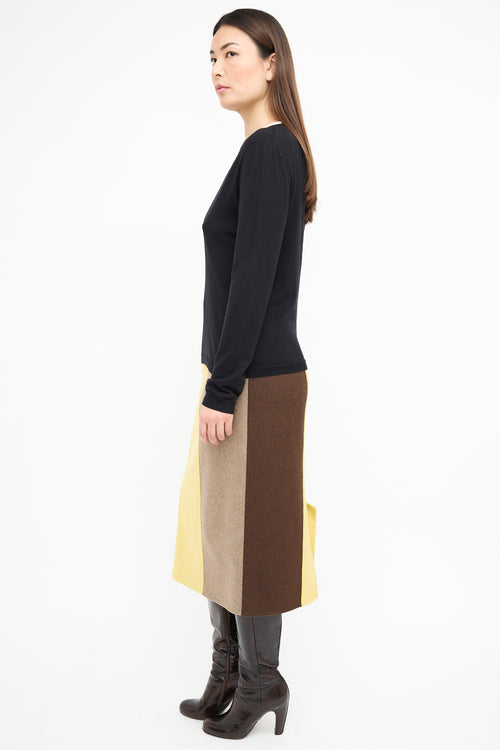 Marni Winter 2011 Black Round Neck Sweater