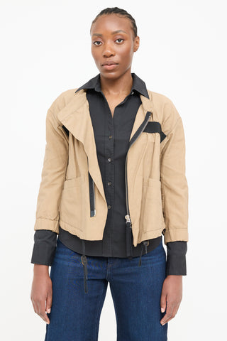 Marni 2012 Cotton Blend Zip Jacket