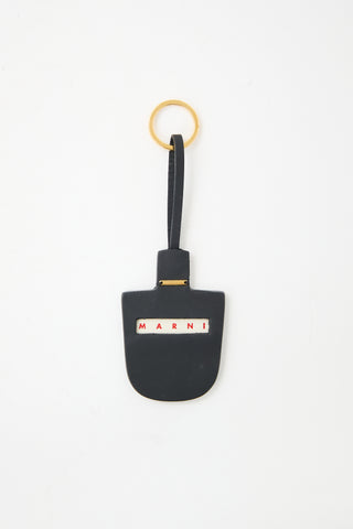 Marni Rubber Logo Keychain