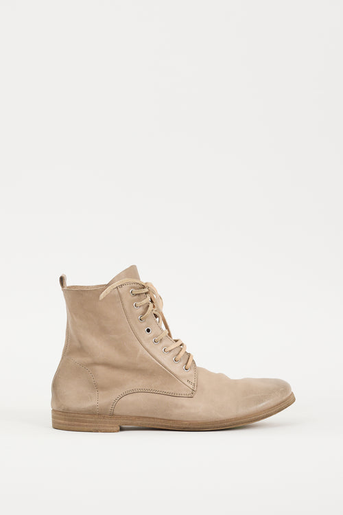 Marsèll Beige Leather Lista Boot