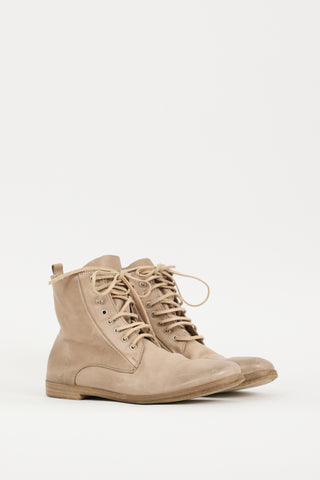 Marsèll Beige Leather Lista Boot