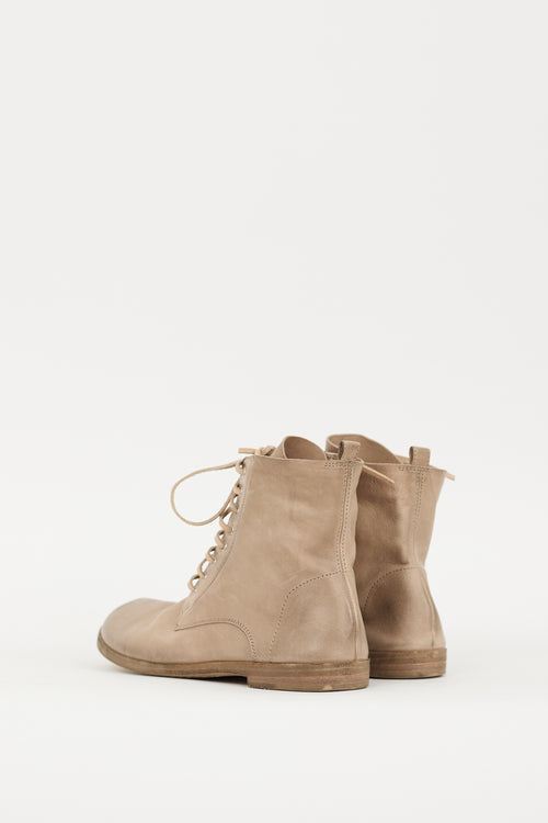 Marsèll Beige Leather Lista Boot