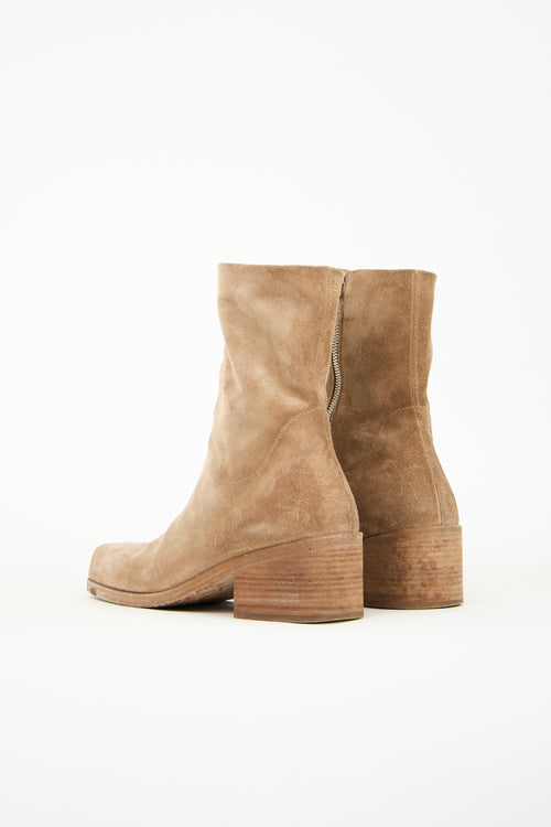 Marsèll Brown Suede Cassello Boot