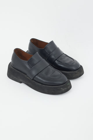 Marsèll Black Leather Gommellone Chunky Loafer