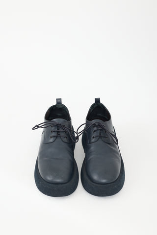 Marsèll Navy  Gommellone Leather Platform Derby