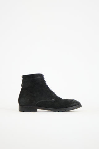 Marsèll Suede Lace Up Ankle Boot