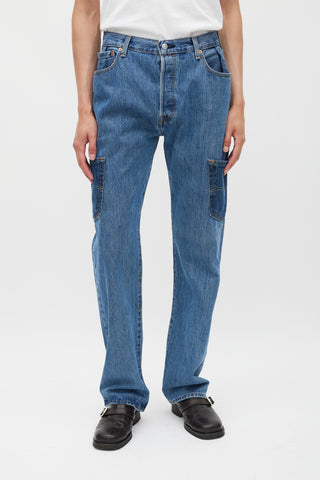 Maryam Nassir Zadeh Medium Wash Thistle Reworked Jeans