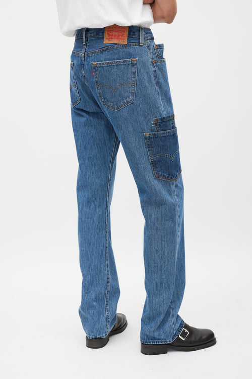 Maryam Nassir Zadeh Medium Wash Thistle Reworked Jeans