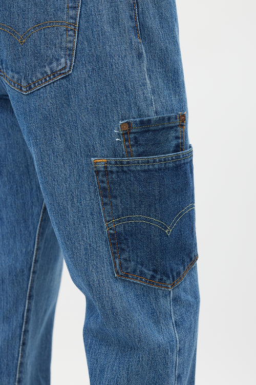 Maryam Nassir Zadeh Medium Wash Thistle Reworked Jeans