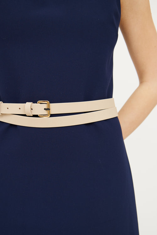 Max Mara Beige Malaga Wrap Belt