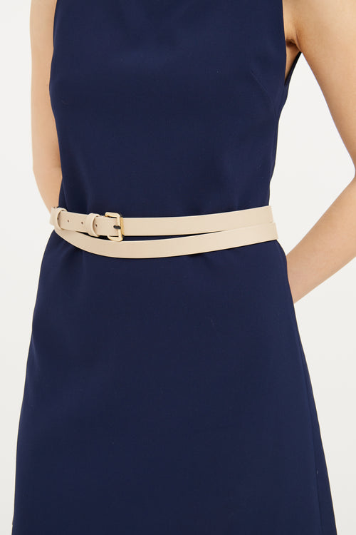 Max Mara Beige Malaga Wrap Belt