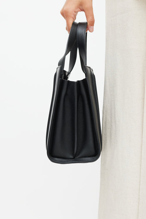 Max Mara Black Leather Whitney Bag