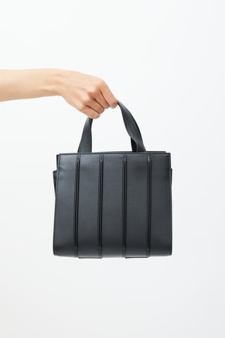 Max Mara Black Leather Whitney Bag