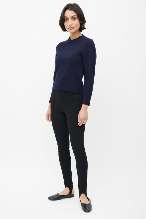 Max Mara Black Stirrup Legging