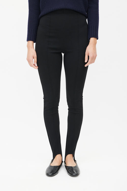 Max Mara Black Stirrup Legging