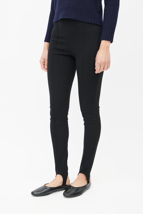 Max Mara Black Stirrup Legging