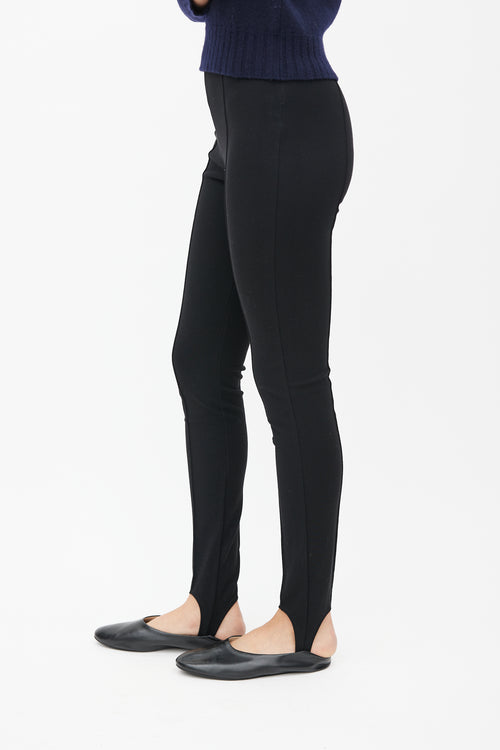 Max Mara Black Stirrup Legging